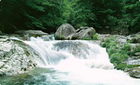 信州上高地安曇野の氷